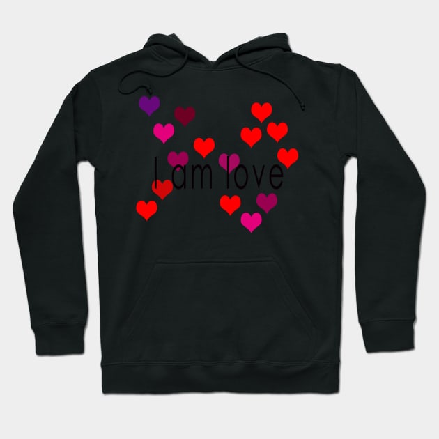 I am love Hoodie by Marisa-ArtShop